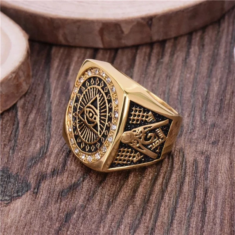 gold crystal masonic eyes ring (2)