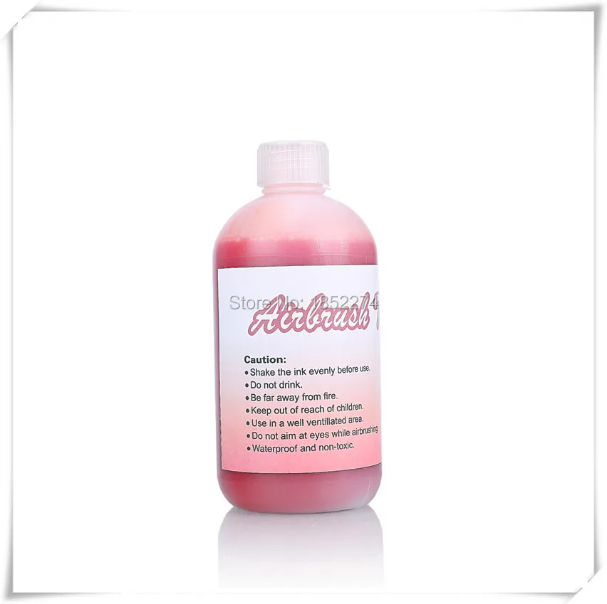 500ml Bottle Airbrush Tattoo Beauty Makeup Finalized Ink For Temporary Body Art Paint Lasting Long Time
