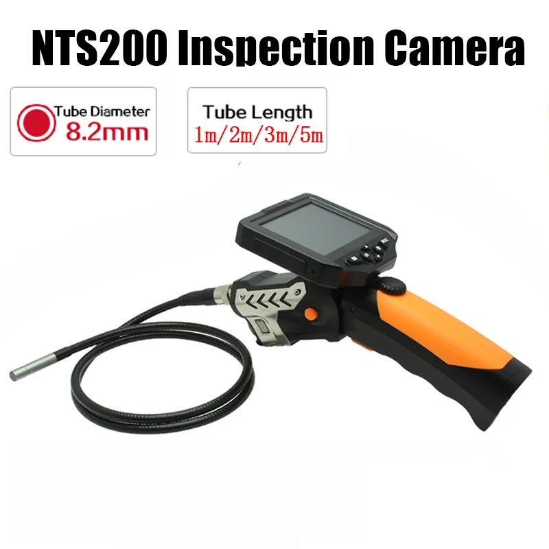 

Eyoyo NTS300 4.3" Color LCD Display Monitor New Snake Inspection Endoscope Borescope 3.5M Tube Camera 360 Degree rotation