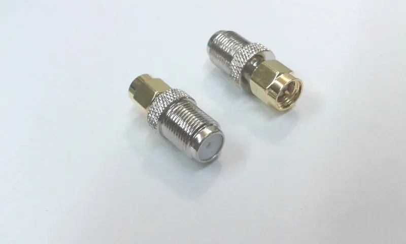 

50PCS F female jack to SMA male plug RF coaxial adapter