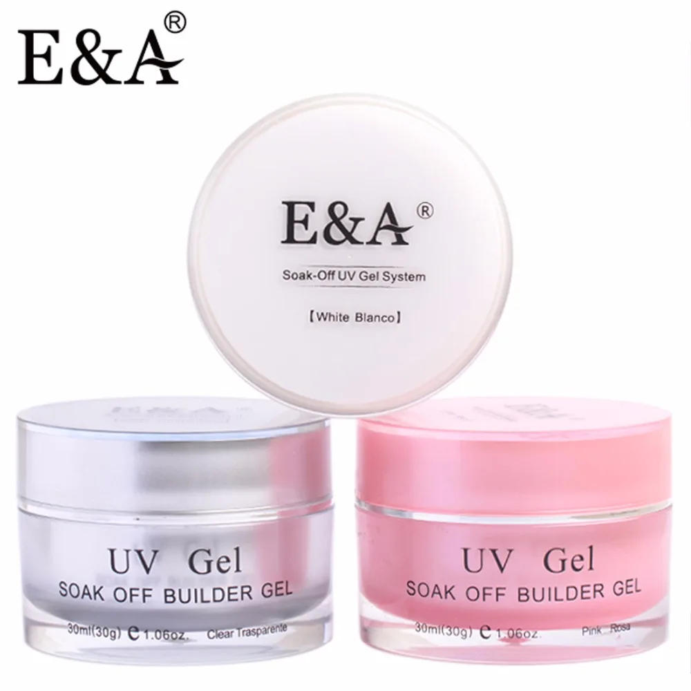 Профессиональный дневной гель EA для наращивания ногтей 30 г|gel nail kit uv|gel flashgel liner |