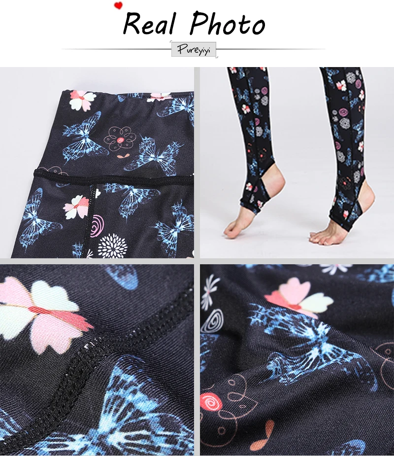 Women Sexy Yoga Pants Printed Legging Sport Pants Elastic Fitness Gym Pants Workout Running Tight Sport Leggings Female Trousers (8)