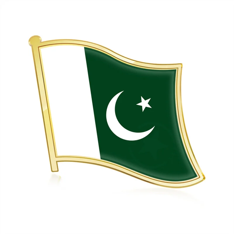 Pakistan Single Flag Lapel Pinsin Brooches from Jewelry & Accessories