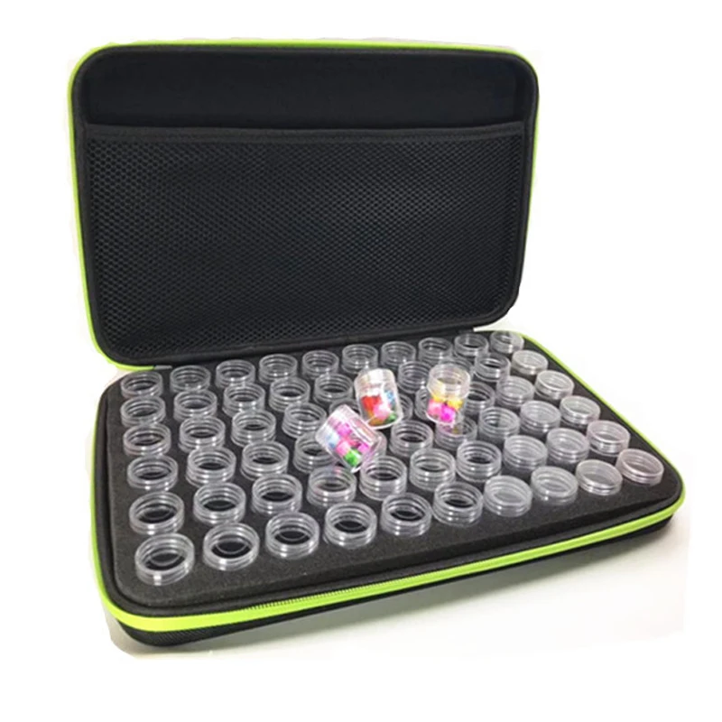 

60 bottles New Diamant Painting Accessories Bottles DIY Daimond Painting Container Box Embroidery Mosaic Tools Bead Drill Bags