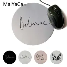 MaiYaCa 新デザインバランスゲーマー速度マウス小売スモールゴムマウスパッドコンピュータゲームゴムラウンドマウスパッド(China)