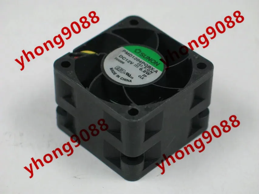 SUNON PMD1204PQBX A (2).F.GN DC 12V 6 8 W 40x40x28 мм вентилятор охлаждения сервера|square fan|server fandc fan 12v |