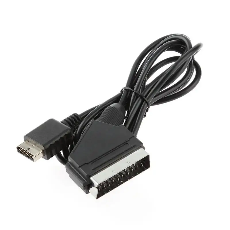 1,8 м/6 футов RGB SCART игровой провод кабель ТВ AV для sony Playstation PS2 PS3 игровые консоли для PS2/PS3 RGB Scart голова с AV сиденьем