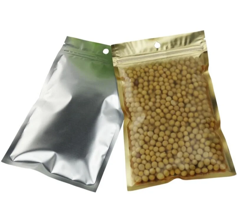 100pcs lot glossy colors heat sealable small zip lock bags food 100pcs lot glossy colors heat sealable small zip lock bags food package bag jewelry package bag aluminum bag resealable pouch in gift bags wrapping
