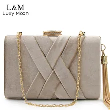 Женский клатч, Дамская вечерняя сумочка, стразы, блестящие ручные сумки для невесты, свадебные, маленькие, бриллиантовые сумочки, винно-красные, вечерние, bolso mujer XA54H