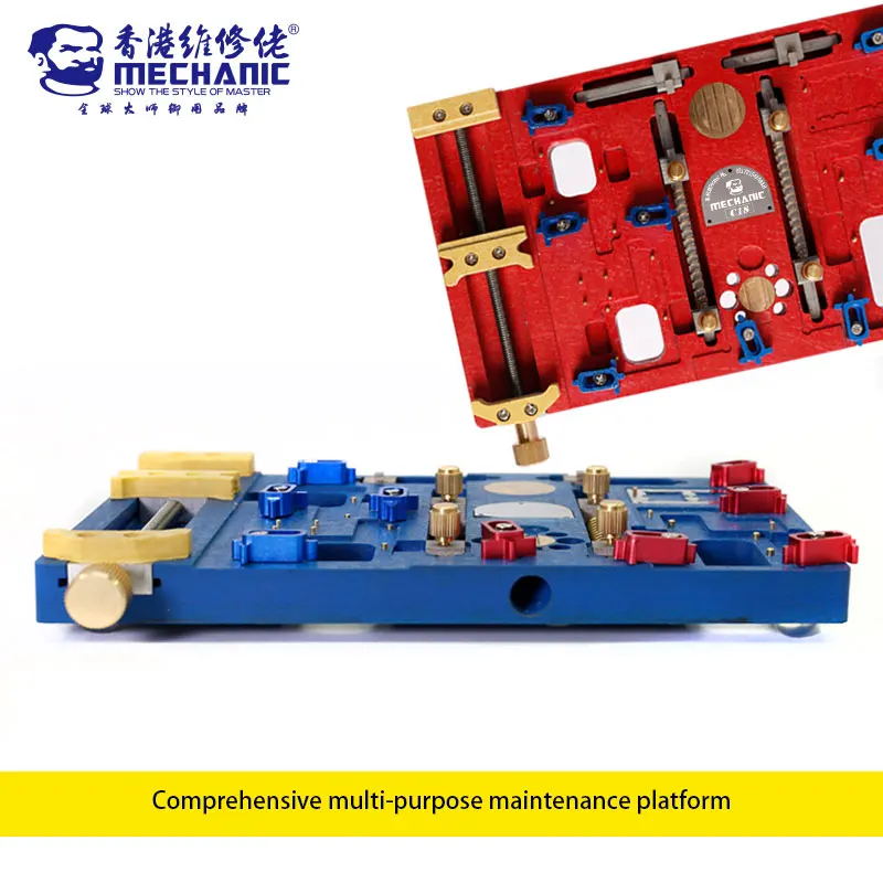 C18 Multi-function Intelligent soldering Iron Preheat platform for iphone 6s 7 Mainboard clamp a8 a9 a10 Disassemble IC Chip