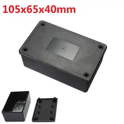 Самые низкие цены Водонепроницаемый пластиковая коробка для абс корпус пластмассовый для электрооборудования черный 103 х 64 х 40 мм