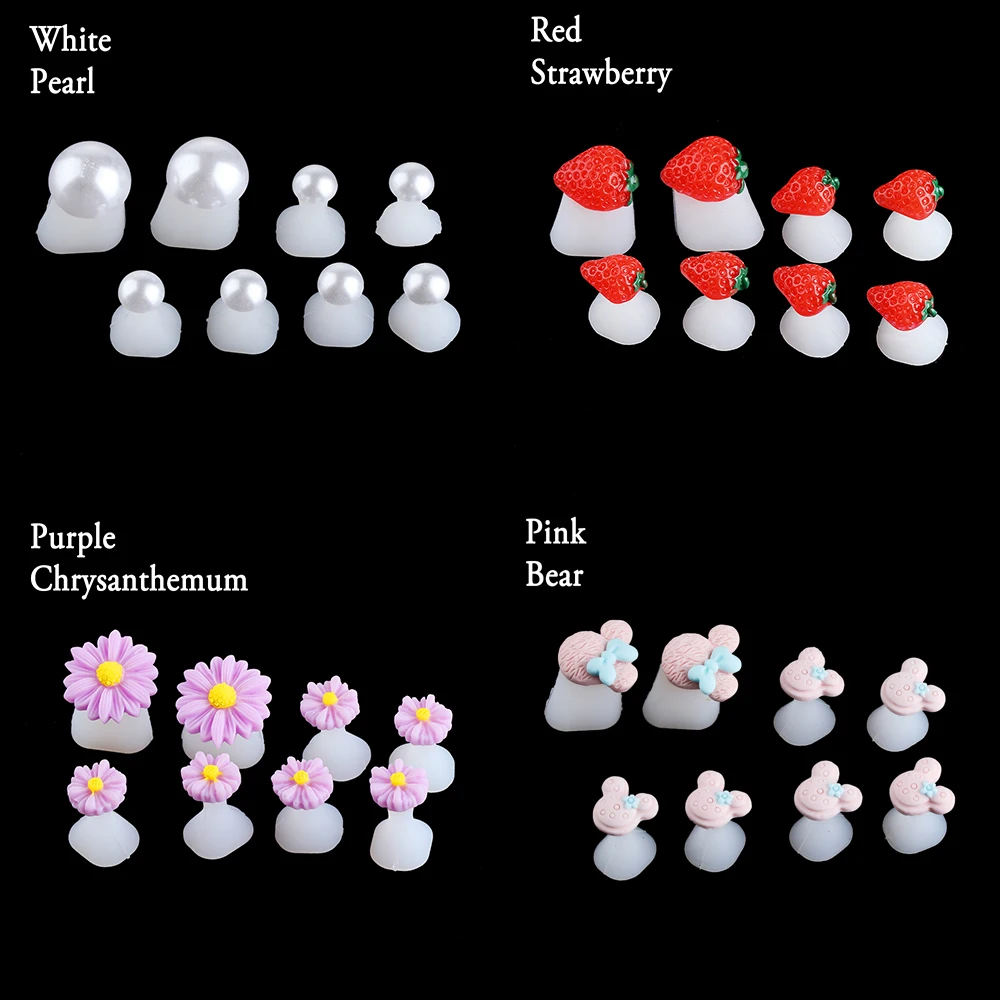 8 шт Мягкие силиконовые носком разделитель для ноги палец делитель форме педикюр Советы по уходу за ногтями Искусства Инструмент цветок держатель аксессуары для маникюра