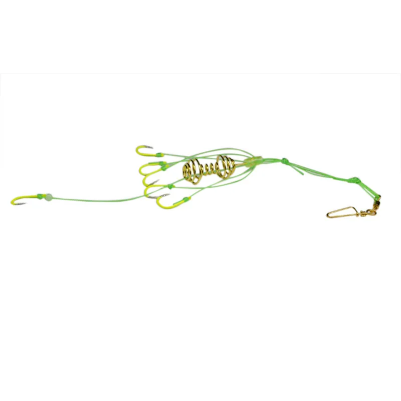 4 шт./кор. зеленый флуоресцентный открытый рыболовный крючок световой анти-висят наживается Blast взрыв рыболовный крючок