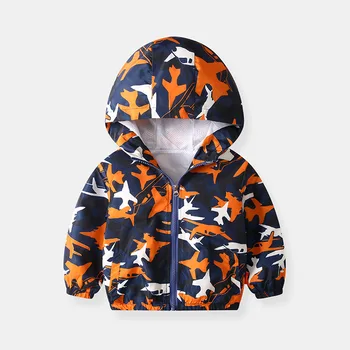 

27kids Cotton Sweatshirt Baby Hoodies Boys Girls Toddler Kids Baby Grils Boys Long Sleeve Cartoon Print Hooded Coat Tops Outfits