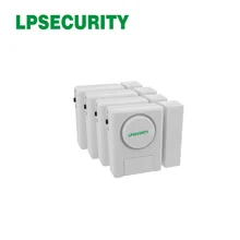Lpsecurity безопасности домашней безопасности окно/двери сигнализации kit(4 шт), 100 дБ сигнал тревоги