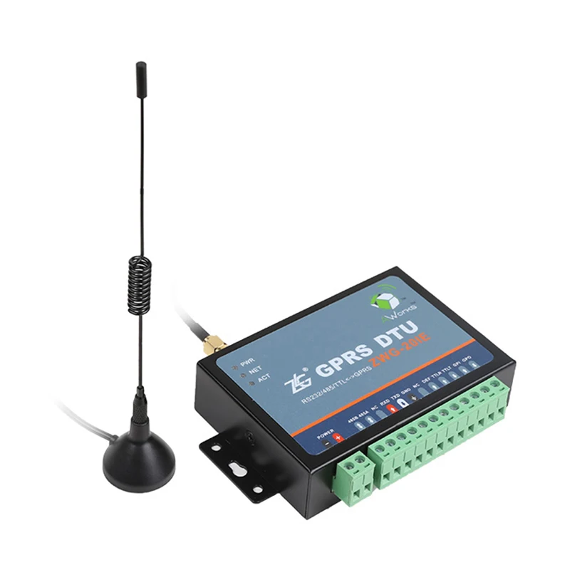 

Three in one serial port 232/485/TTL to GPRS DTU module ZWG-20IE