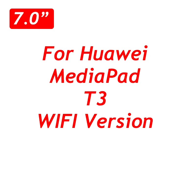Закаленное стекло для huawei MediaPad T3 7,0 8,0 9,6 дюймов Wifi 4G версия M5 M5 Pro Tablet M3 lite 8 10 дюймов Защитная пленка для экрана - Цвет: T3 Wifi Version 7.0