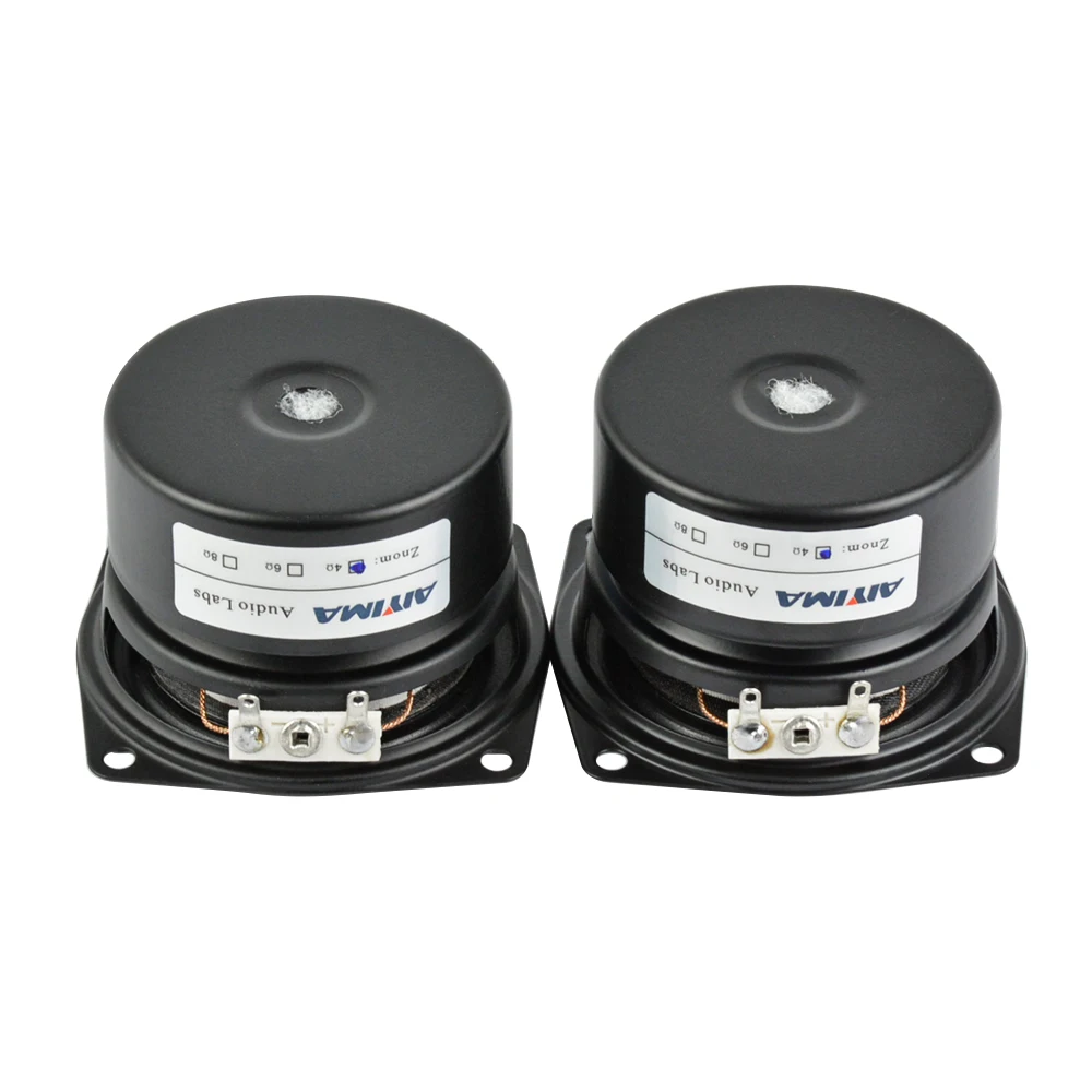 Aiyima-alto-falante Hifi Desktop Full Range Sound Alto-falante de Alta Sensibilidade Alto-falantes de Áudio Ohm Ohm 15w 2.5 Pcs - Image 2
