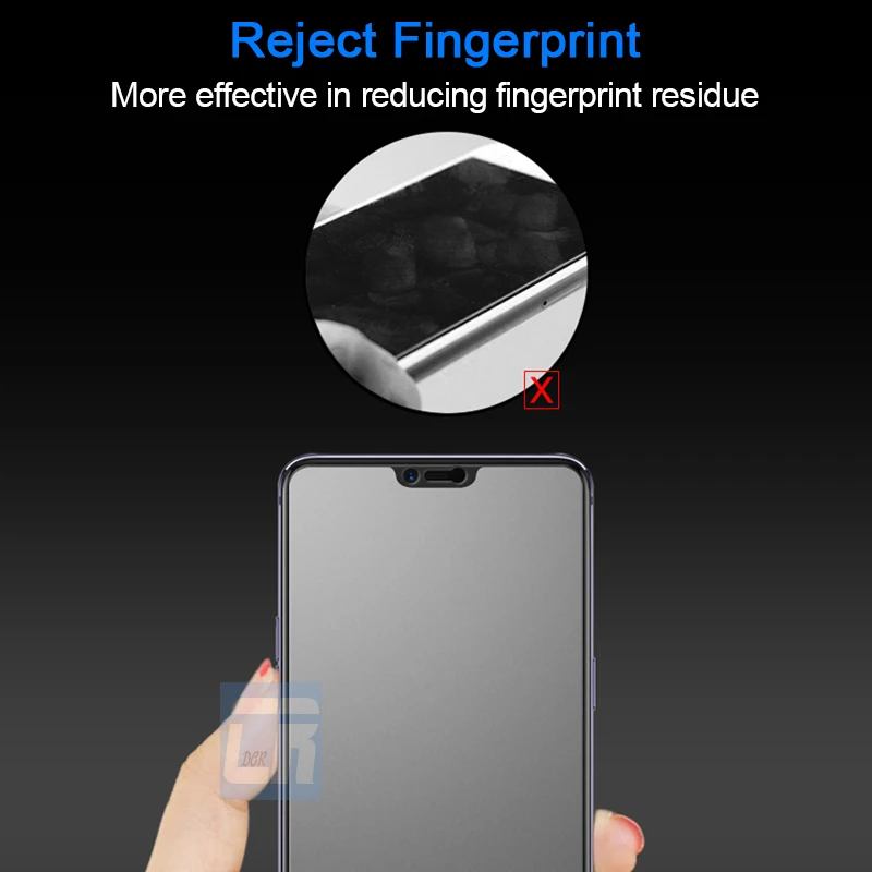 Матовое закаленное стекло без отпечатков пальцев для OPPO R15X R17 F11 Pro F9 R11S A5 A3S A7 A83 A71