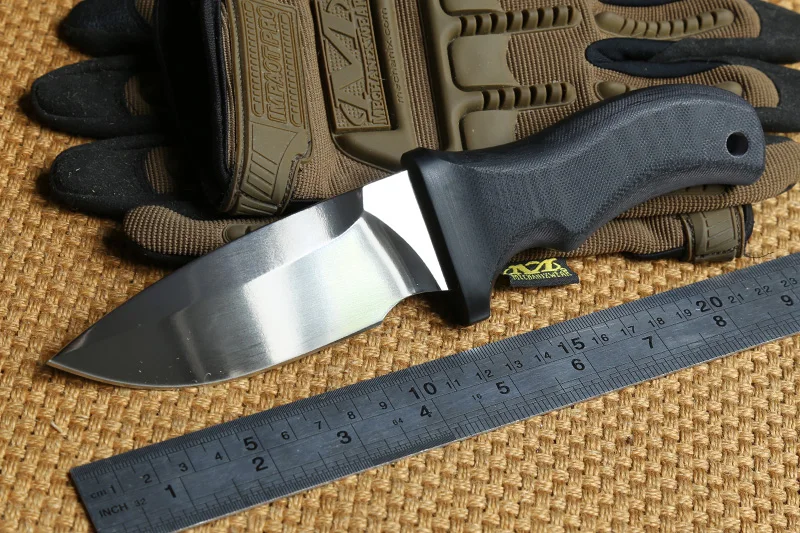 

DICORIA XT MAD DOG A2 blade G10 handle fixed blade hunting knife KYDEX Sheath camping hunting survival outdoor knives EDC tools