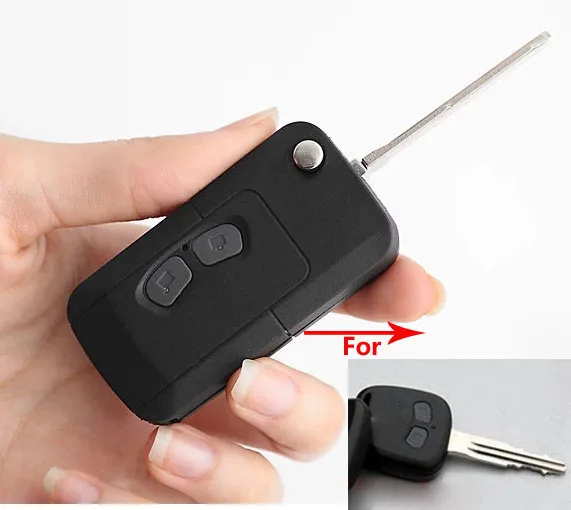 Mitsubishi Lancer Modified Flip Remote Key Shell 2 Button(17)