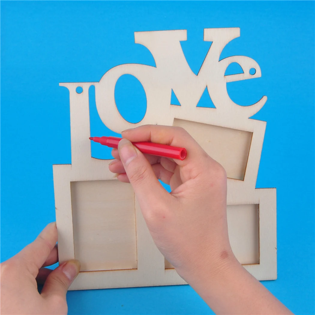 Фоторамка для творчества DIY Love Letter деревянная рамка для картин на День Матери