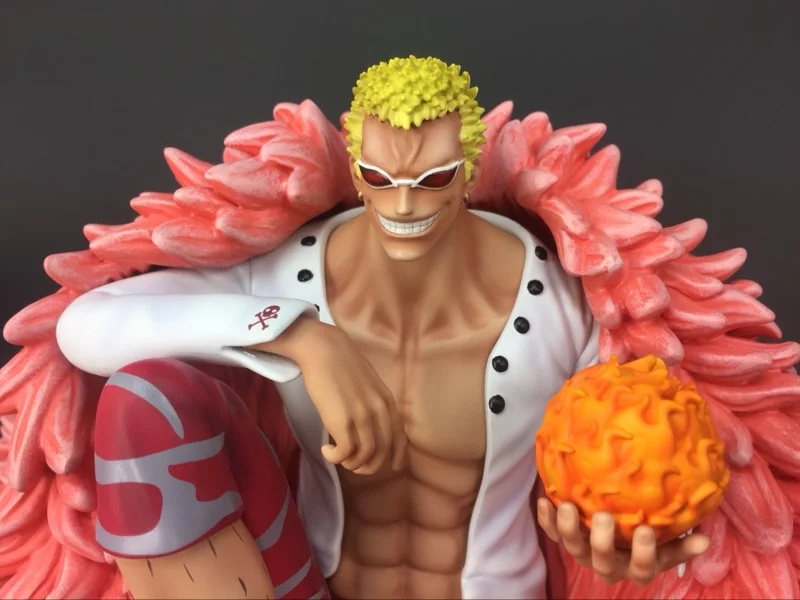 Модели фанатов одна деталь 31 см donquixote doflamingo сидя положение gk каучуковая игрушка фигурка для коллекции