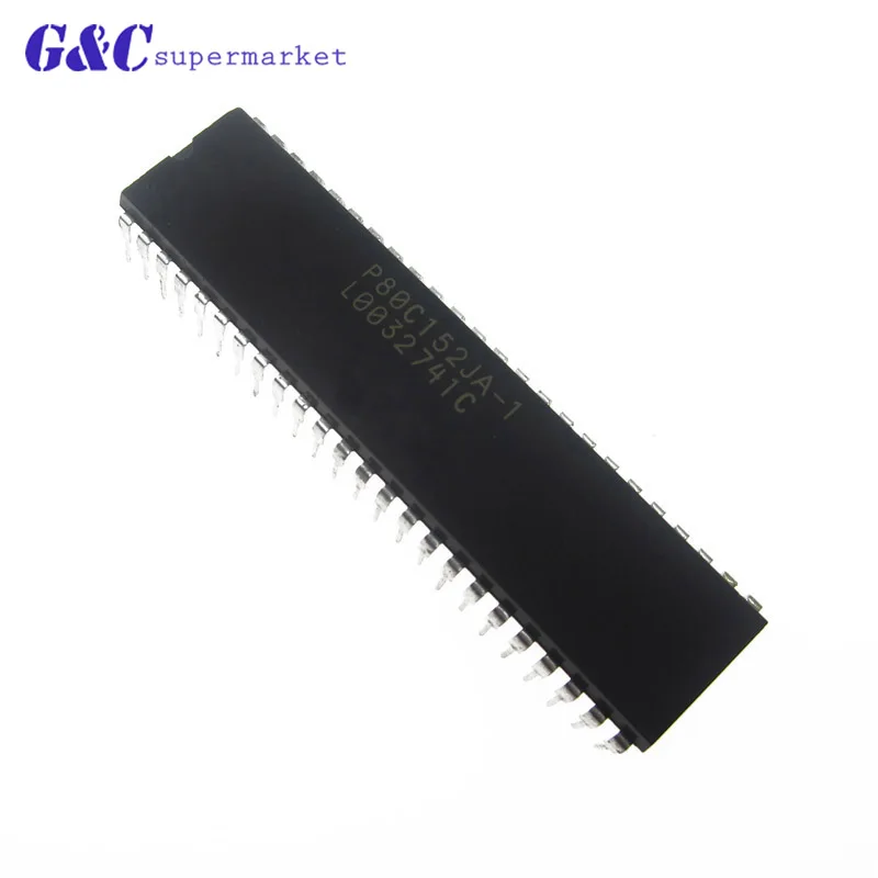 1/5PCS P80C152JA-1 P80C152 80C152JA DIP40 IC GOOD QUALITY