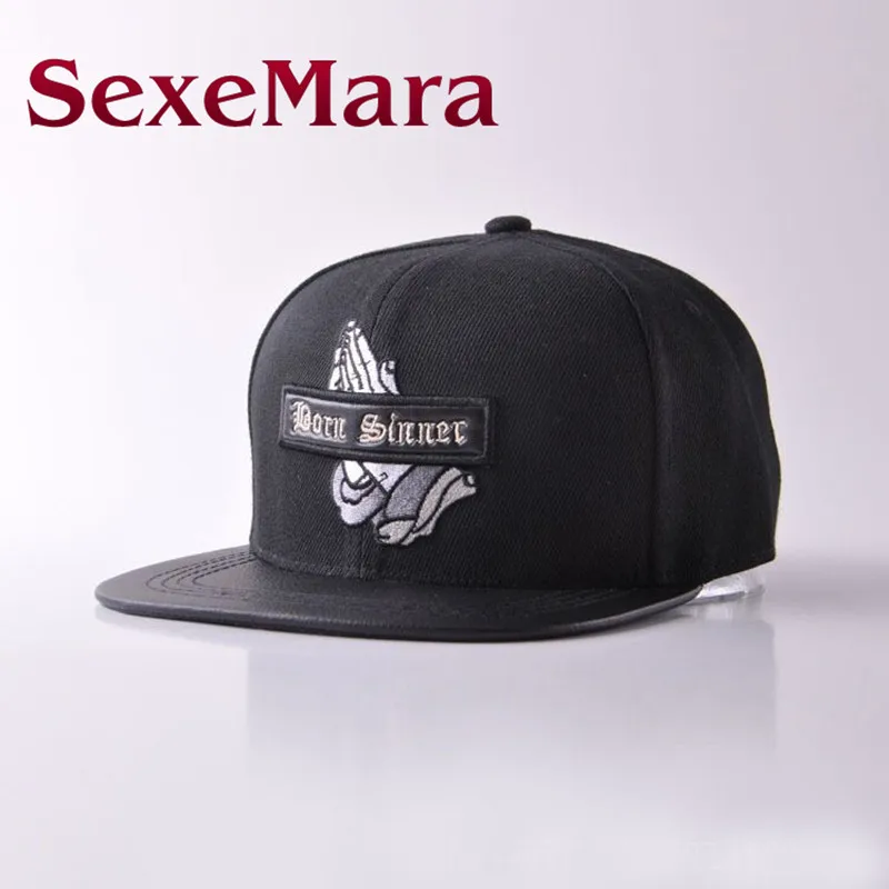 100 Cotton Snapback Praying Hands baseball caps Casual snapback hat