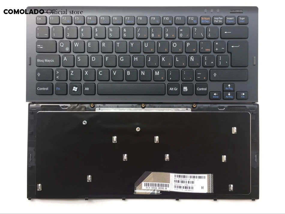 LA Latin keyboard For SONY SR Series SR13 SR33 SR28 VGN-SR26 With Black Frame Laptop Keyboard LA Layout