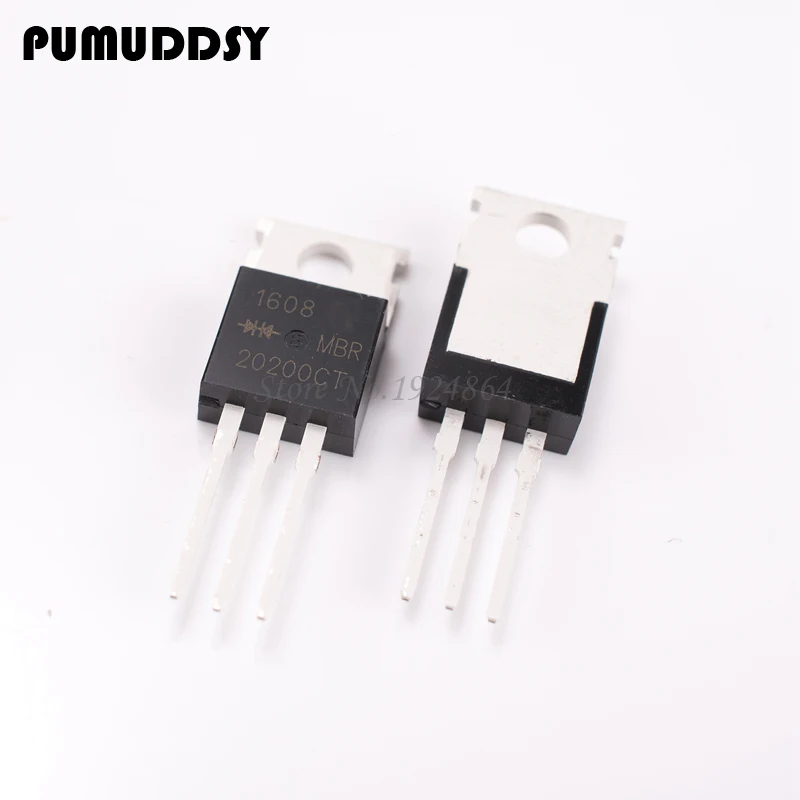 10PCS MBR20200CT MBR20200 Schottky diode TO 220-in Integrated Circuits ...