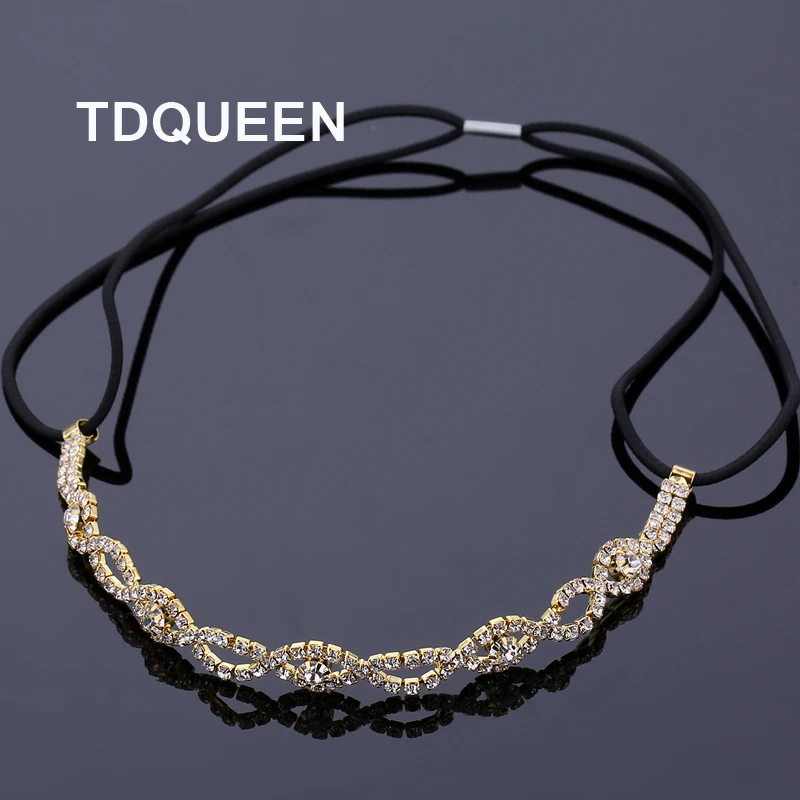 Fashion Women Head Chain Jewelry Metal Rhinestone Headband Head Piece Hair Ba TD
