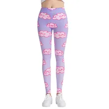 New Teeth Print Leggings Fitness Sexy Cartoon 3d Graffiti Women Leisure Fitness Leggings