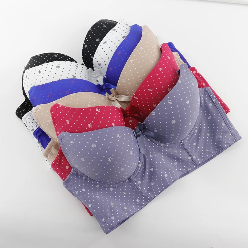 Beauwear, бюстгальтеры пуш-ап для девушек, женское нижнее белье на косточках, бюстгальтер в горошек, сексуальное женское нижнее белье, бюстгальтер с длинной линией, 38B, 38C, 40B, 40C, 42B, 44B