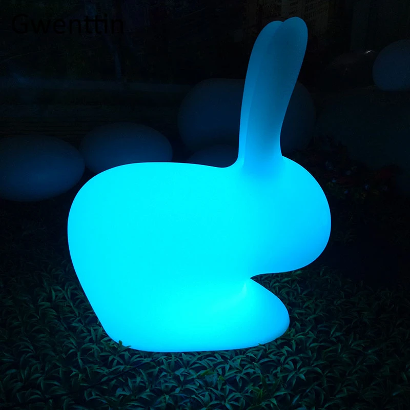 Luzes da Noite Lâmpadas de Cabeceira para Crianças Pequeno Coelho Casa Decoração Led Controle Remoto Cama Quarto Bebê Criança Presente Natal Cor Rgb 8 Cheap Luzes noturnas