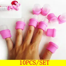 WUF 10 шт. наращивание ногтей и дизайн ногтей отмачиватель, средство для удаления лака акриловый искусственный наконечник инструмент лечения баррель