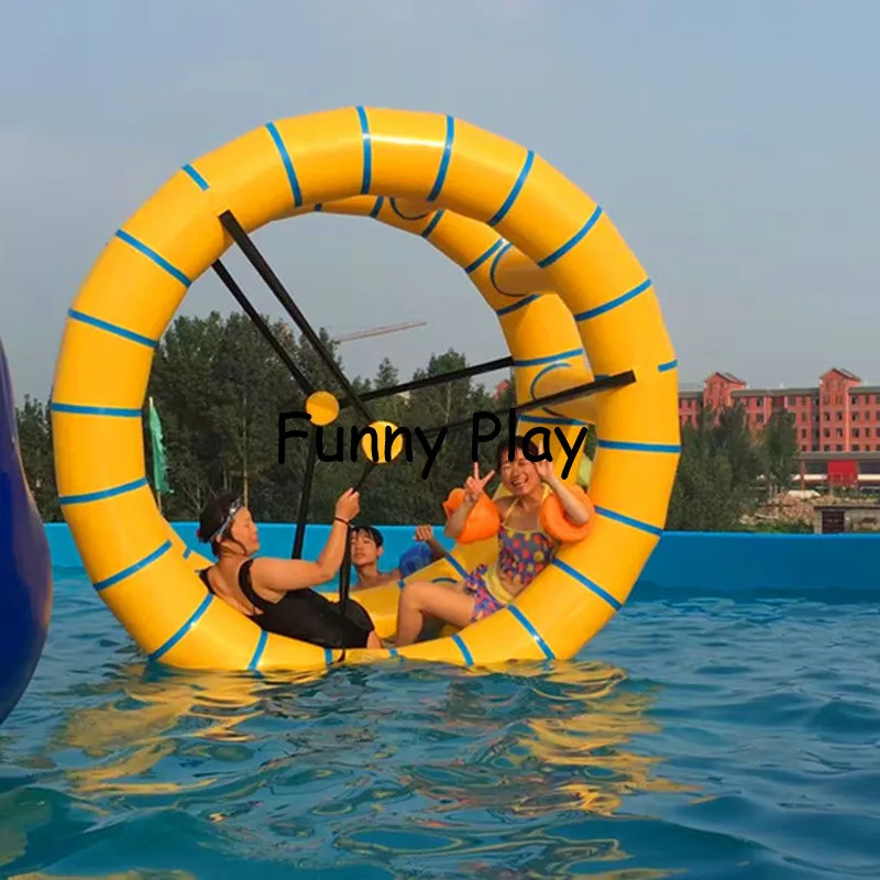 

Inflatable Water Wheel Roller/Inflatable Wheel For Adults/ Water Sport Wheel For Fun Aqua Park Rental Using