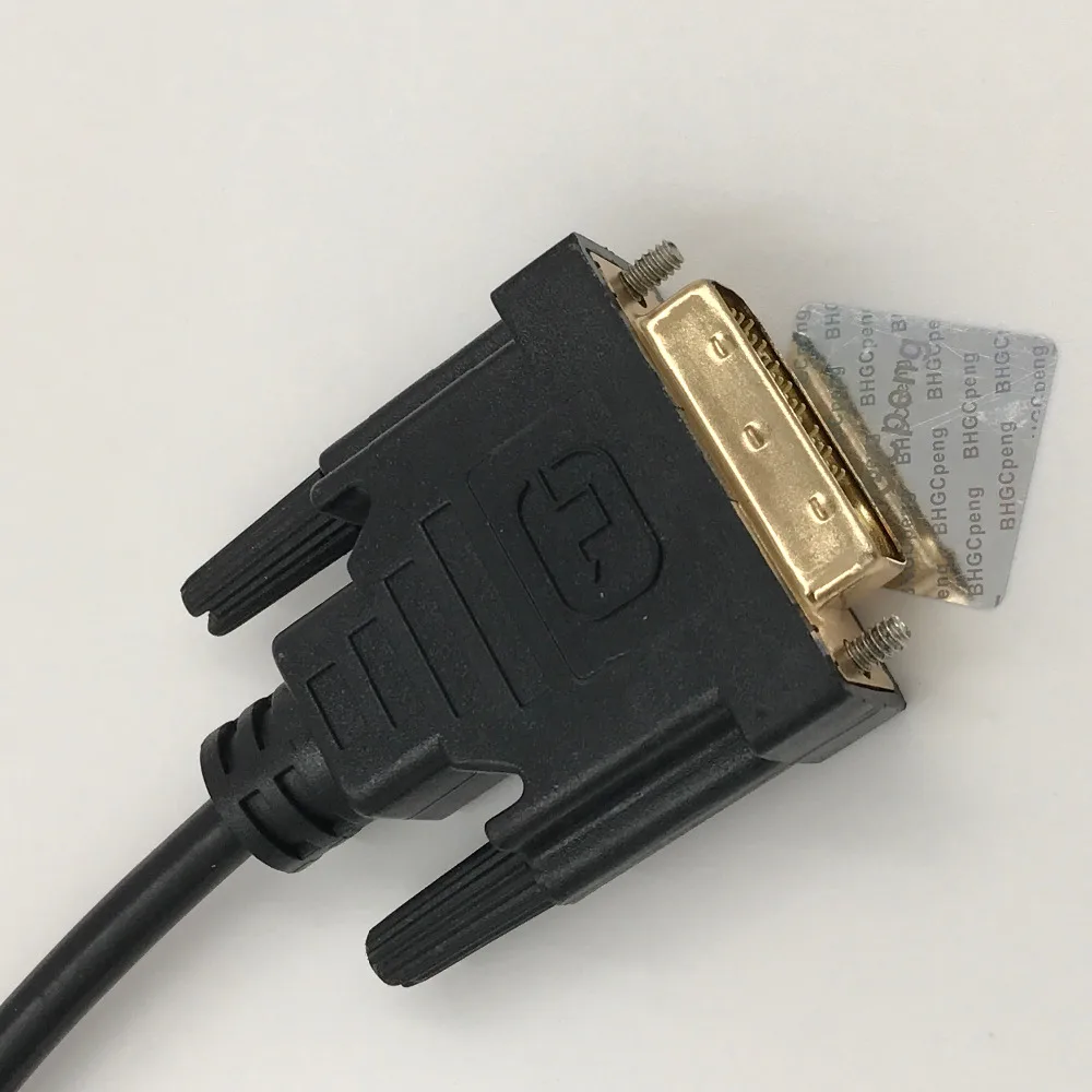 Dvi в VGA Gold Pluged кабель Высокое качество DVI-D 24+ 1 мужчин и женщин VGA кабель 1080 P HDTV конвертер для Мониторы проектор ПК