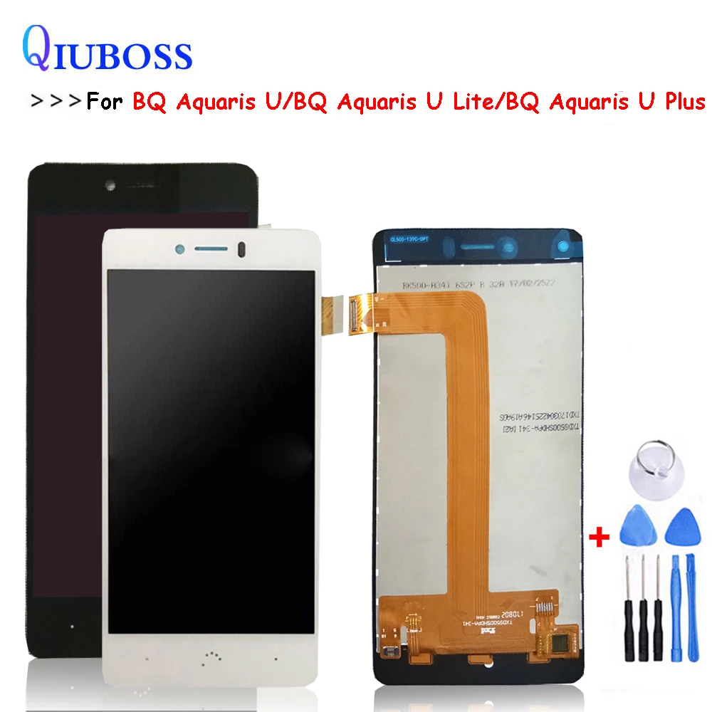For BQ Aquaris U/BQ U Lite /BQ Plus LCD DIsplay + Touch Screen Digitizer Assembly New 100% Tested | Мобильные телефоны и