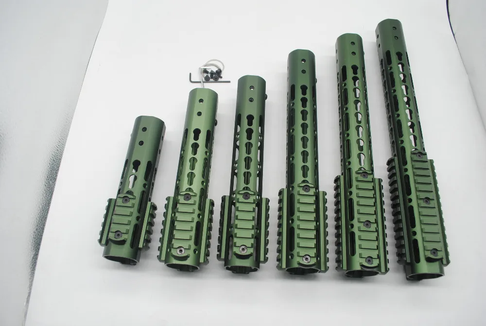 Aplus 7/9/10/12/13,5/15 ''дюймовый Keymod Handguard свободном Пикатинни раздел System_Olive зеленый анодированный