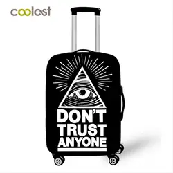 Не доверяйте любому багажному чехлу Illuminati Freemason Trolley Case защитные чехлы дорожные аксессуары защита от пыли Чехол