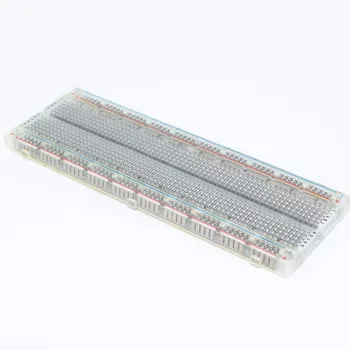 

Breadboard 830 Point Solderless PCB Bread Board MB-102 MB102 Test Develop DIY Transparent