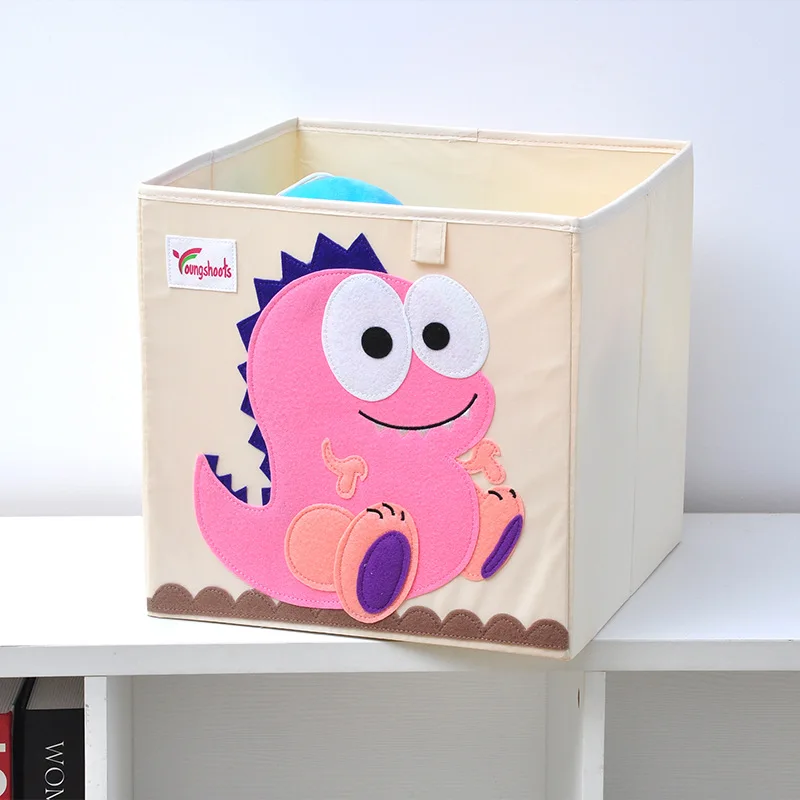 Loading children's toys storage box cute folding cartoon snacks storage box baby clothes finishing basket cloth art artifacts
