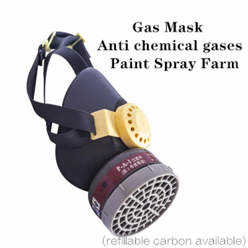 

Paint Industrial Gas Mask Respirator Refillable Carbon Canisters Filter Formaldehyde Decoration Professional Spray Industrial