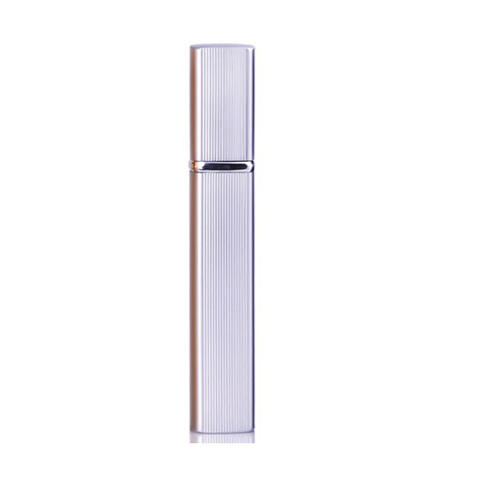 

New Fashion 12ml 1 Piece Aluminum Perfume Bottle With Mini Atomizer Spray Bottles Portable Parfum Container