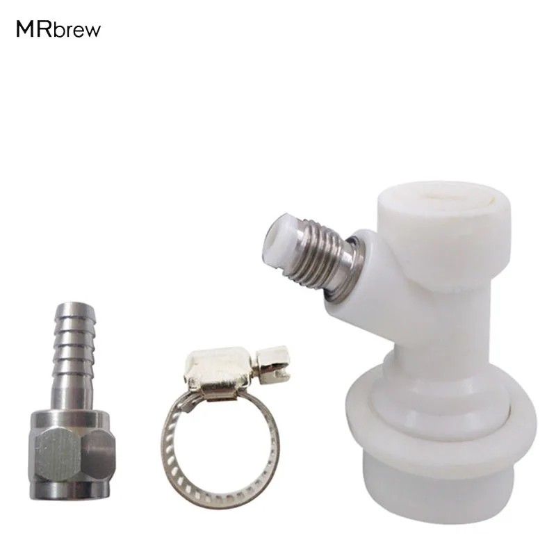 High quality Ball Lock Home Brew Keg Tap Gas In w/ Male Flare Fitting