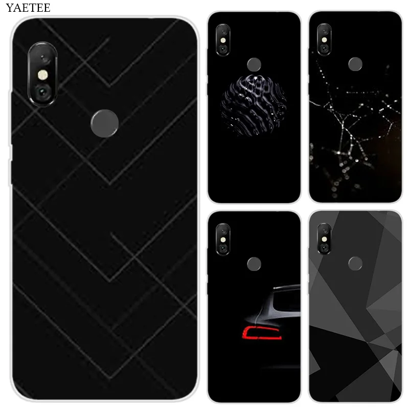 

Fashion Soft Silicone Case For Xiaomi Xiomi redmi 4A 4 Pro 3S S2 6A Note 6 Pro 5 Plus 5A 4X 4 Cover Dark type of