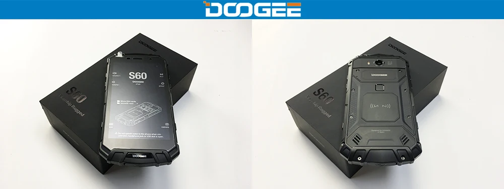 IP68 DOOGEE S60 беспроводной зарядный смартфон 5580 мАч 12V2A Быстрая зарядка 5,2 ''FHD Helio P25 Восьмиядерный 6 ГБ 64 Гб МП