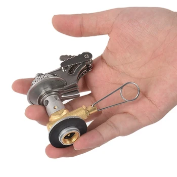 

Stainless Steel 3200W Mini Outdoor Folding Gas Stove Camping Hiking Picnic Stove Portable Camping Stove Split Burn