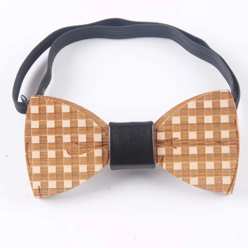 

Unisexal Casual Bow Tie Man Wedding Party Handmade Wood Bowtie Male Papillon Neck Tie 8 Patterns